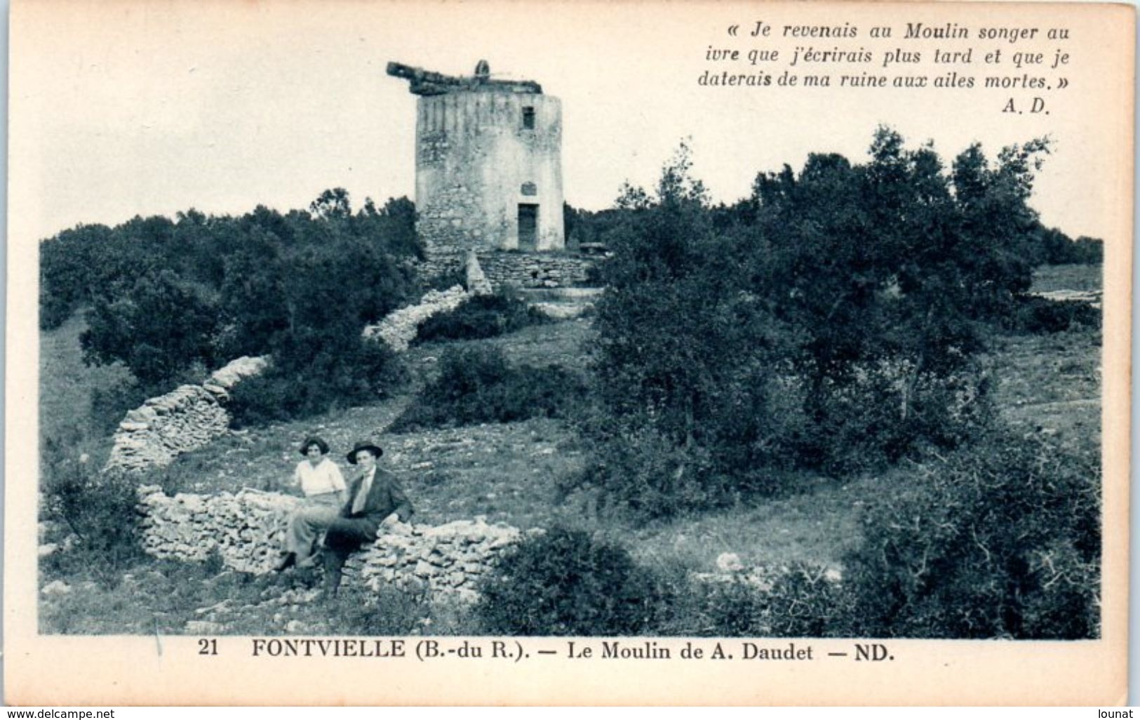 13 FONTVIEILLE : Le Moulin - Fontvieille