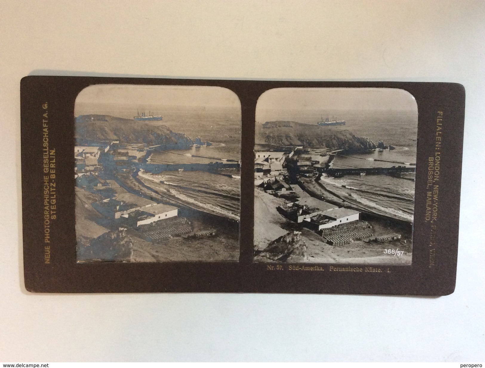 Photo Stéréoscopique STEREO Stereoview  South America   PERU  COAST - Stereoscoop