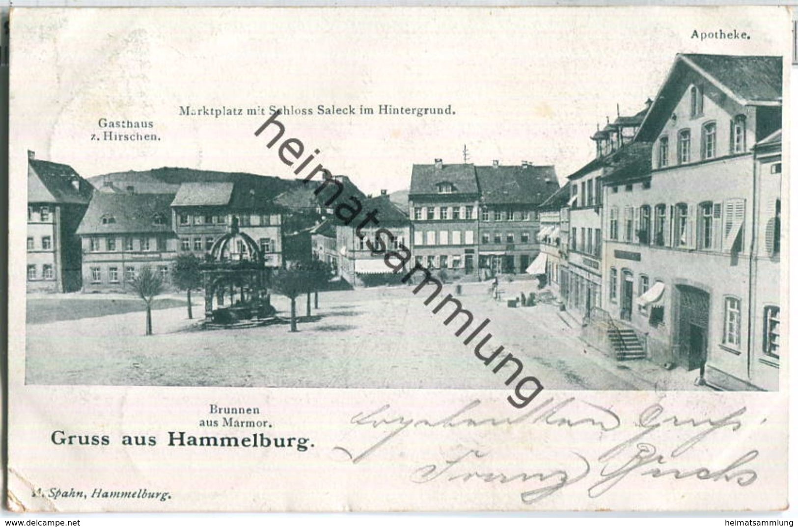 Hammelburg - Marktplatz - Schloss - Hammelburg