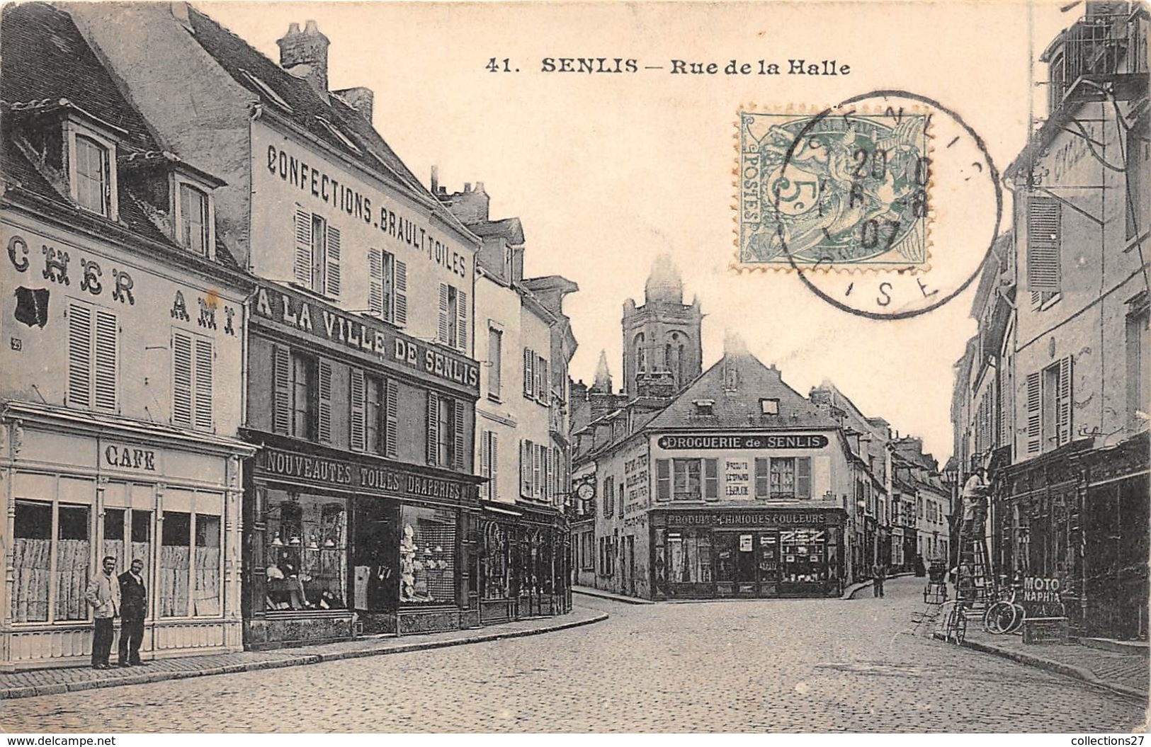 60-SENLIS- RUE DE LA HALLE - Senlis