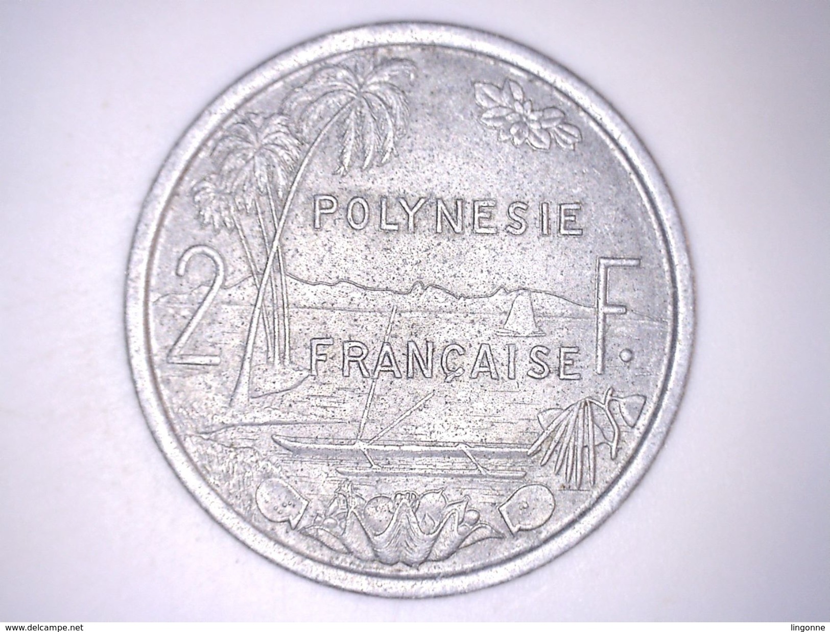 POLYNESIE FRANCAISE - 2 FRANCS 1977 - Polynésie Française