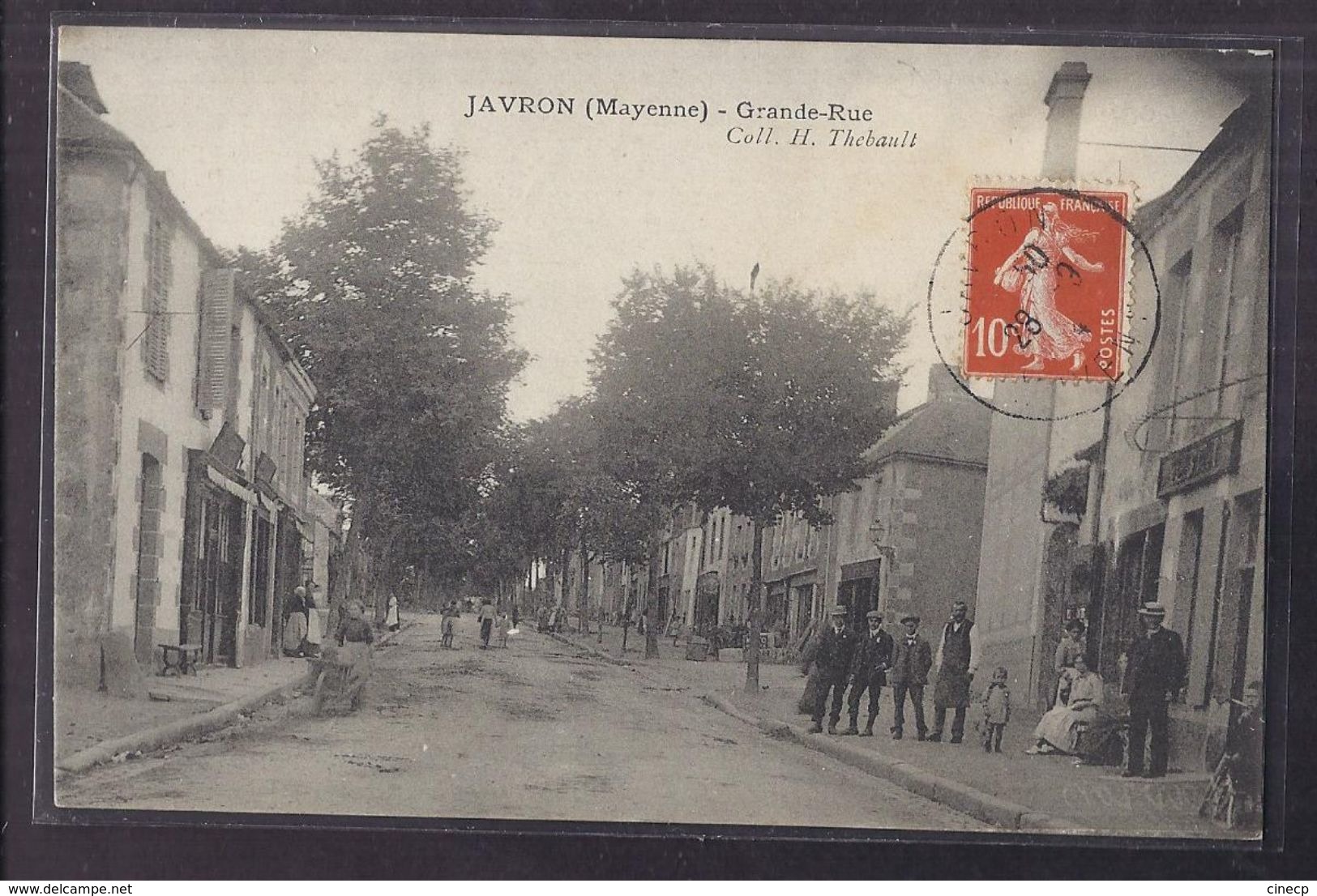 CPA 53 - JAVRON - Grande-Rue - TB PLAN TB ANIMATION CENTRE VILLAGE TB Devantures Magasins - Autres & Non Classés