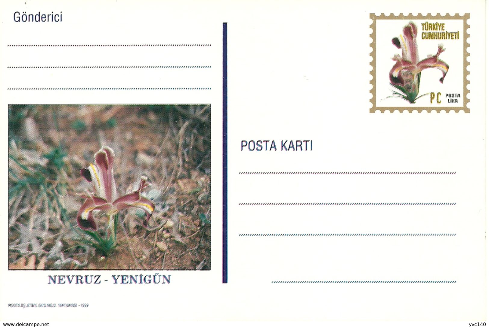Turkey; 1999 Postal Stationery - Ganzsachen