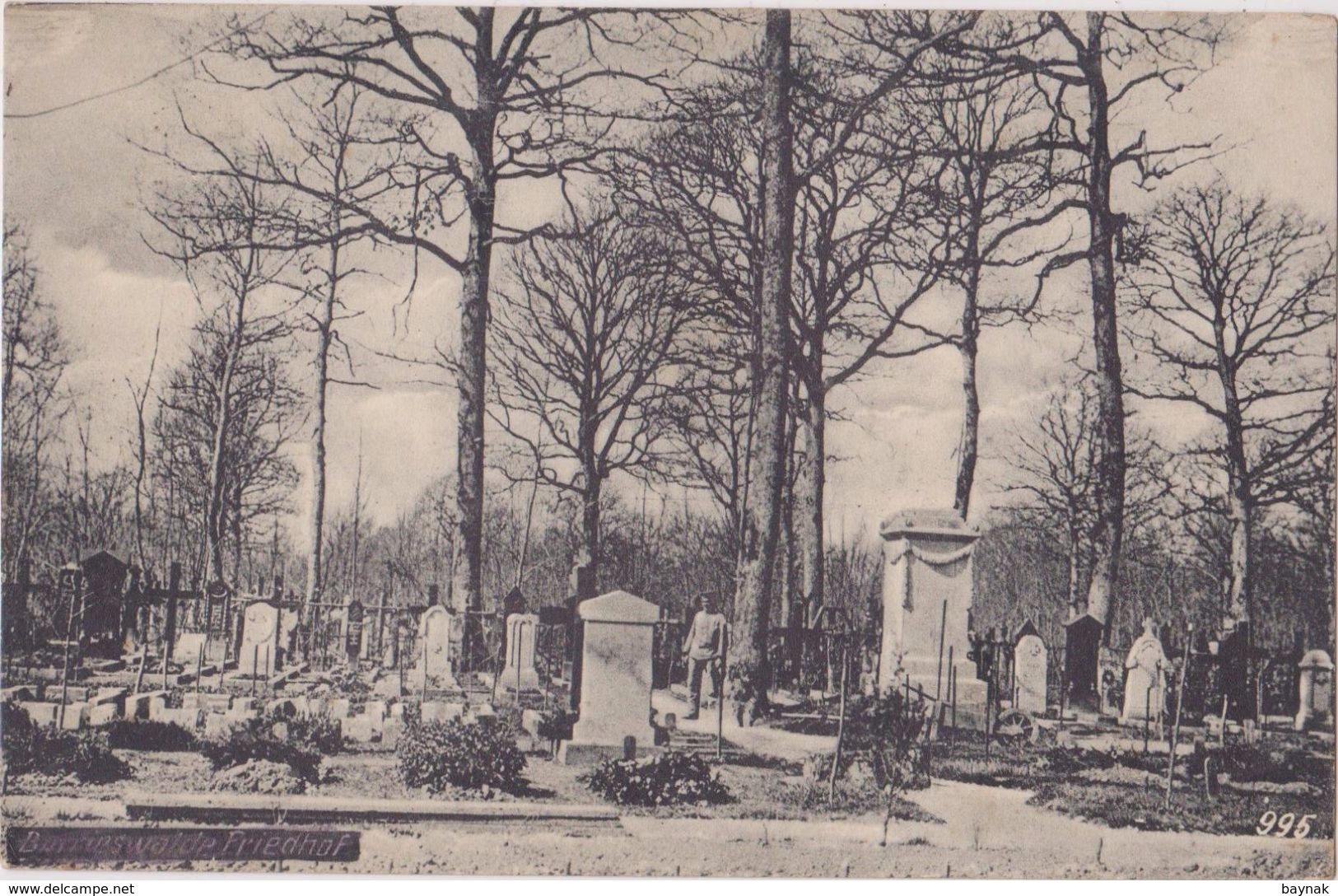 FR2374  --   BORRIESWALDE FRIEDHOF, CIMETIERE  --  FELDPOST KARTE ( AUS EIN LOT VON 120 PC VON DEUTSCHE SOLDAT  --  1917 - Sonstige & Ohne Zuordnung