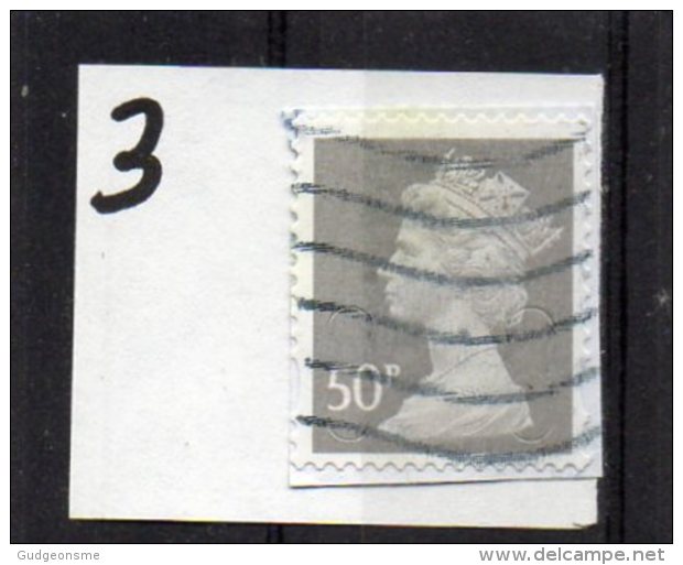 GB 2009-2017 50p Grey SECURITY MACHIN Used MAIL MAIL - Machins