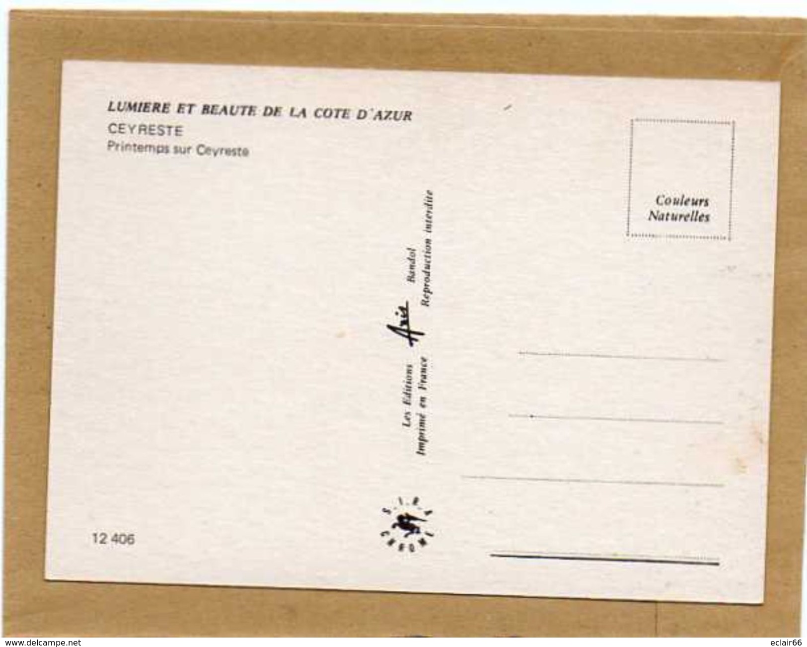13 - CEYRESTE - Printemps Sur Ceyreste    CPM FRANCE   Année 1984 EDIT ARIS - Autres & Non Classés
