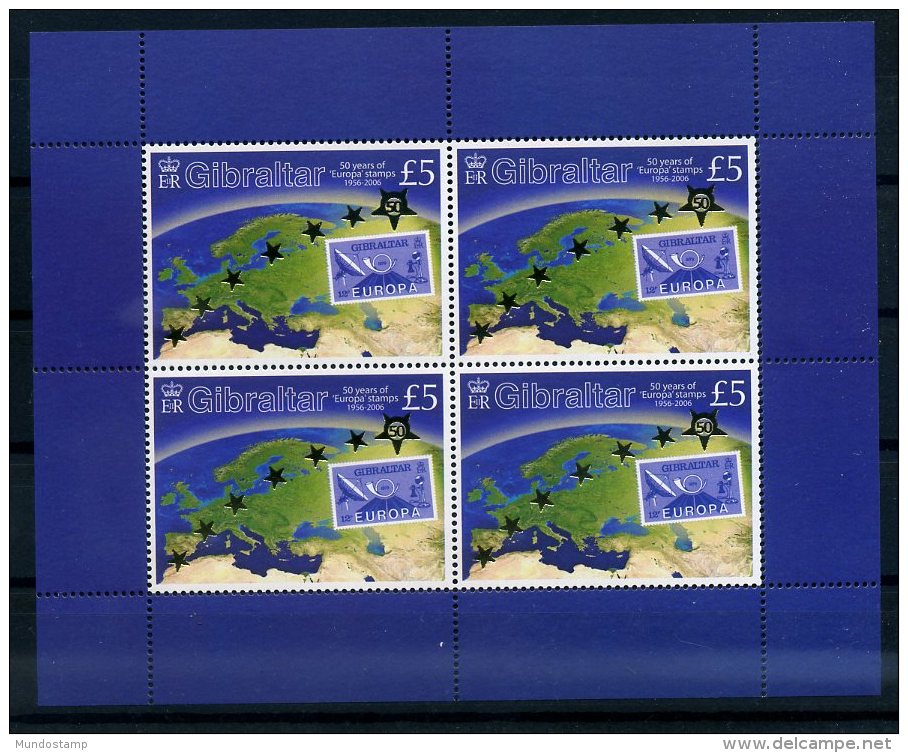 GIBRALTAR 2006 N° 1140  BLOC DE 4 ** MNH LUXE - Gibilterra