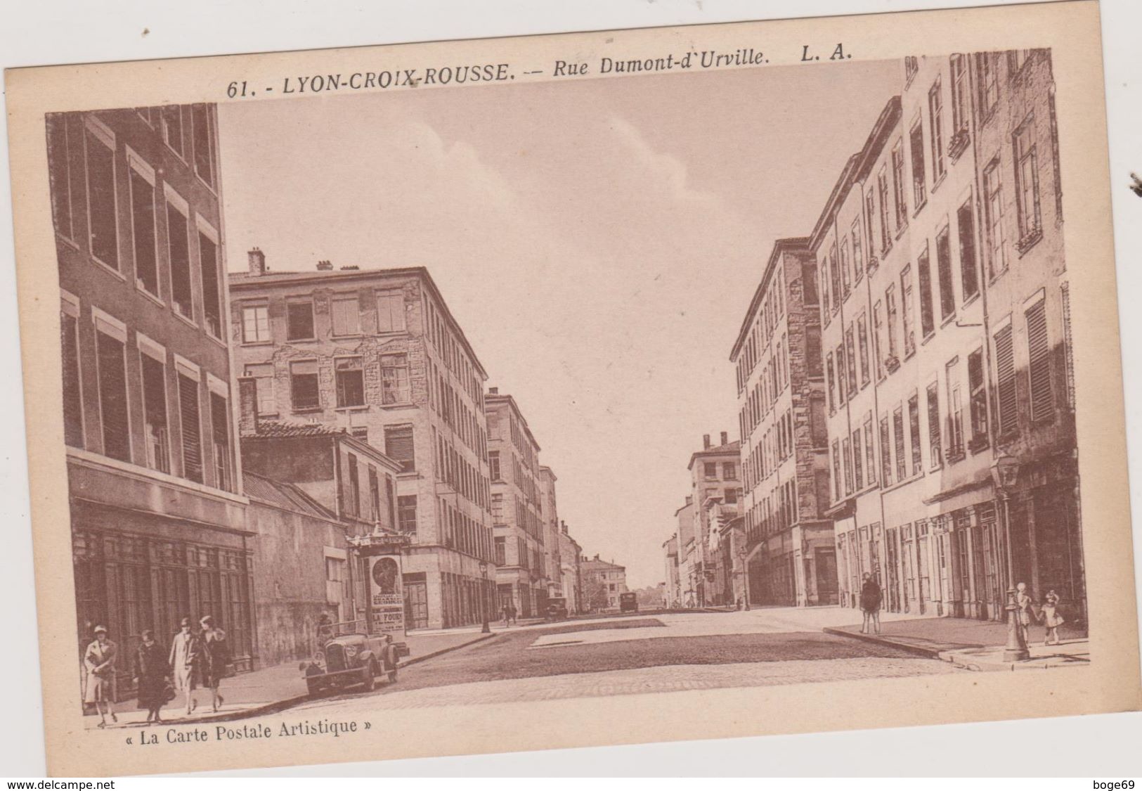 (R6) Rhone  , LYON ,  , CROIX ROUSSE , Rue Dumont D' Urville - Autres & Non Classés