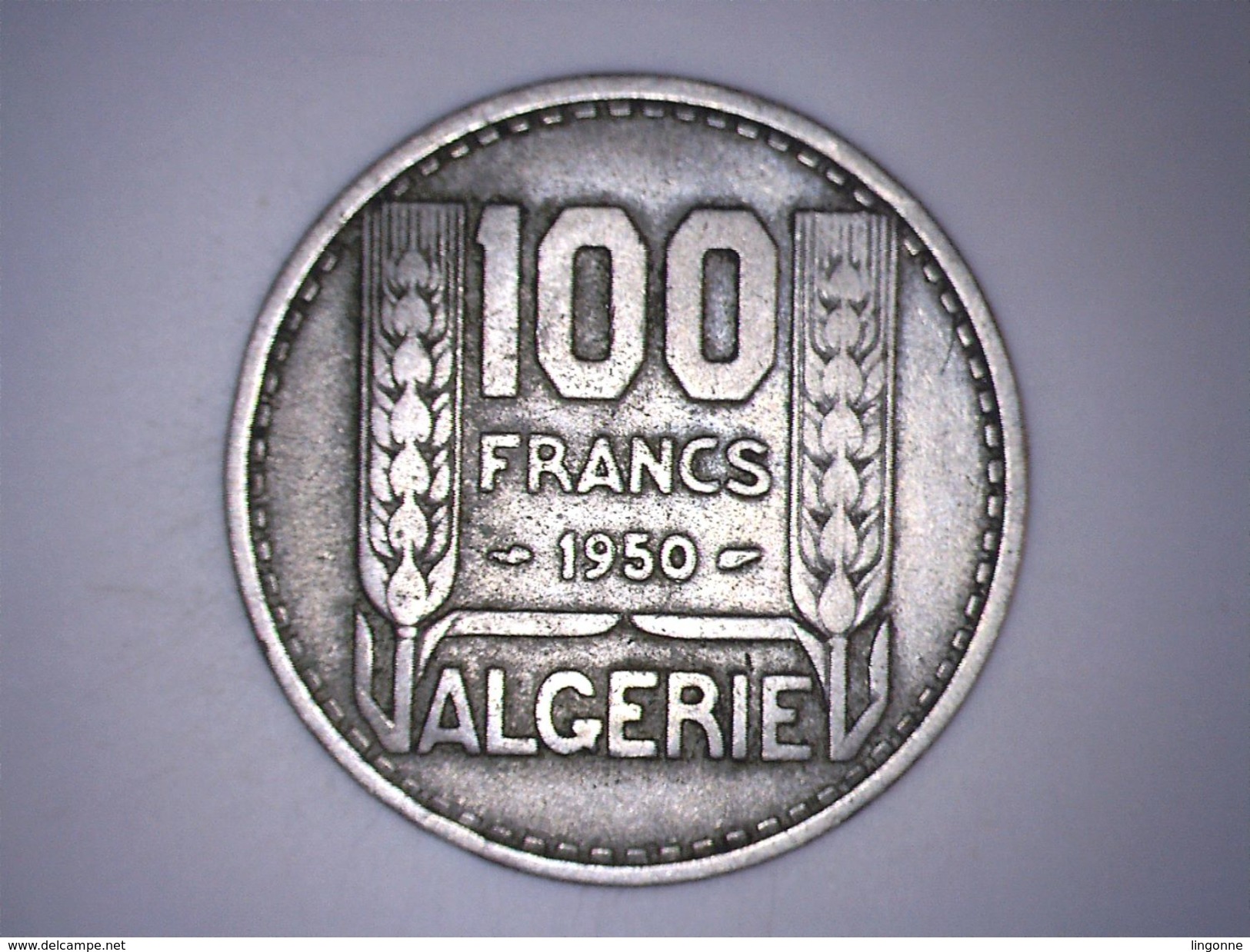 ALGERIE / ALGERIA 100 FRANCS 1950 - Argelia