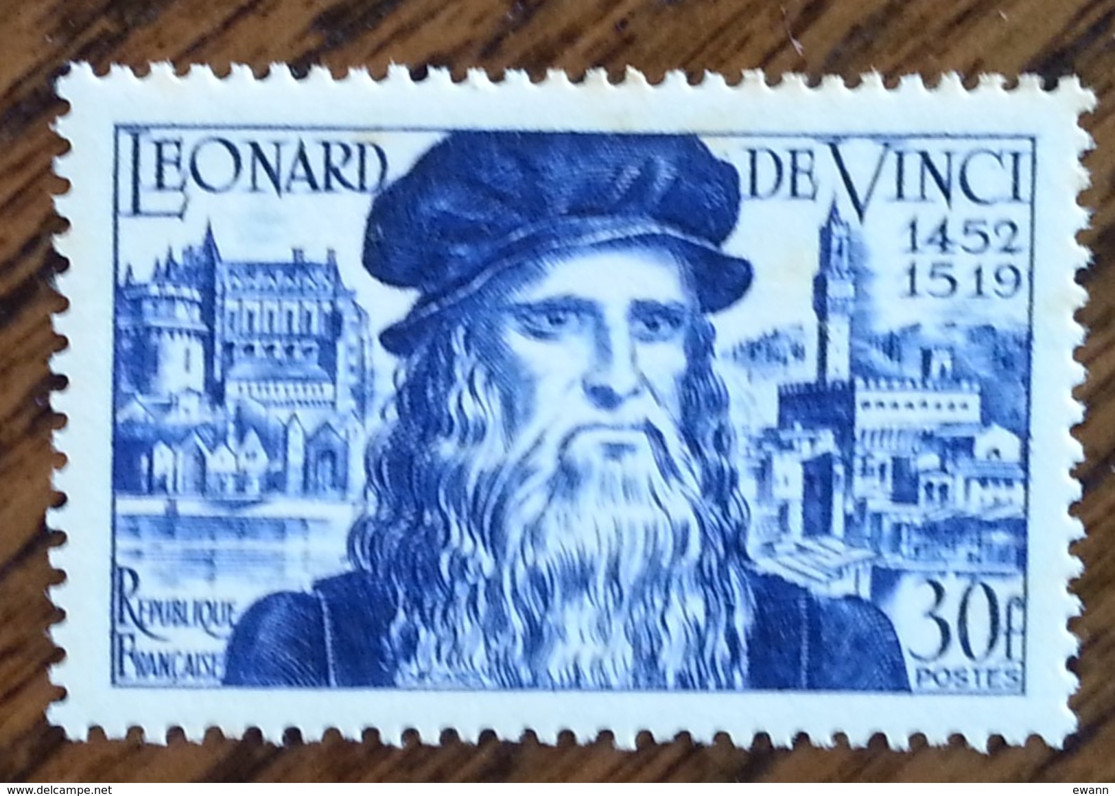 France - YT N°929 - Léonard De Vinci - 1952 - Neuf - Unused Stamps