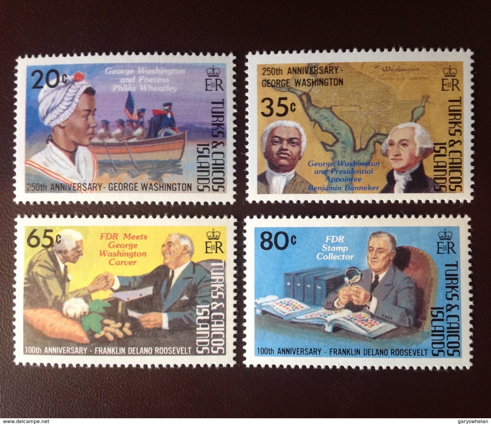 Turks And Caicos 1982 Washington Roosevelt MNH - Turks & Caicos (I. Turques Et Caïques)