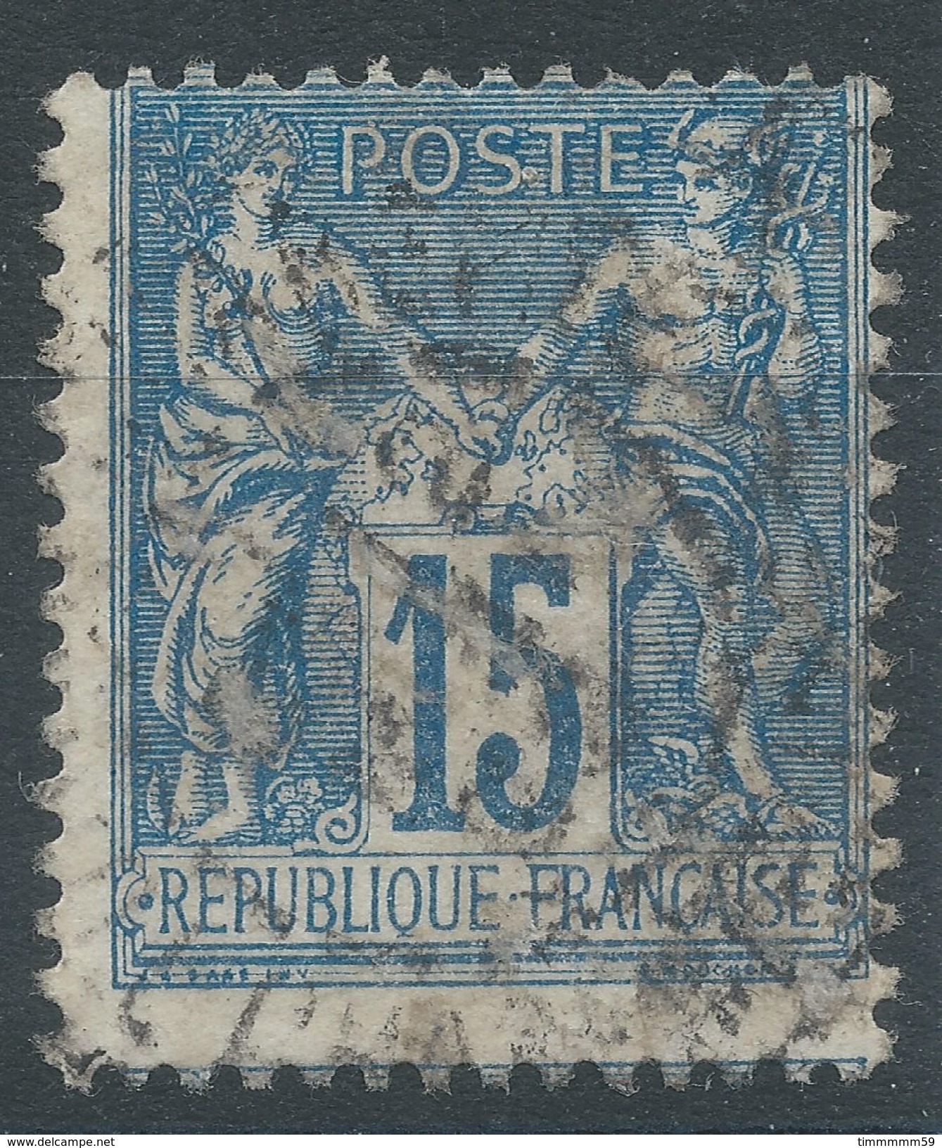 Lot N°38301  N°90, Oblit Cachet à Date à Déchiffrer - 1876-1898 Sage (Type II)