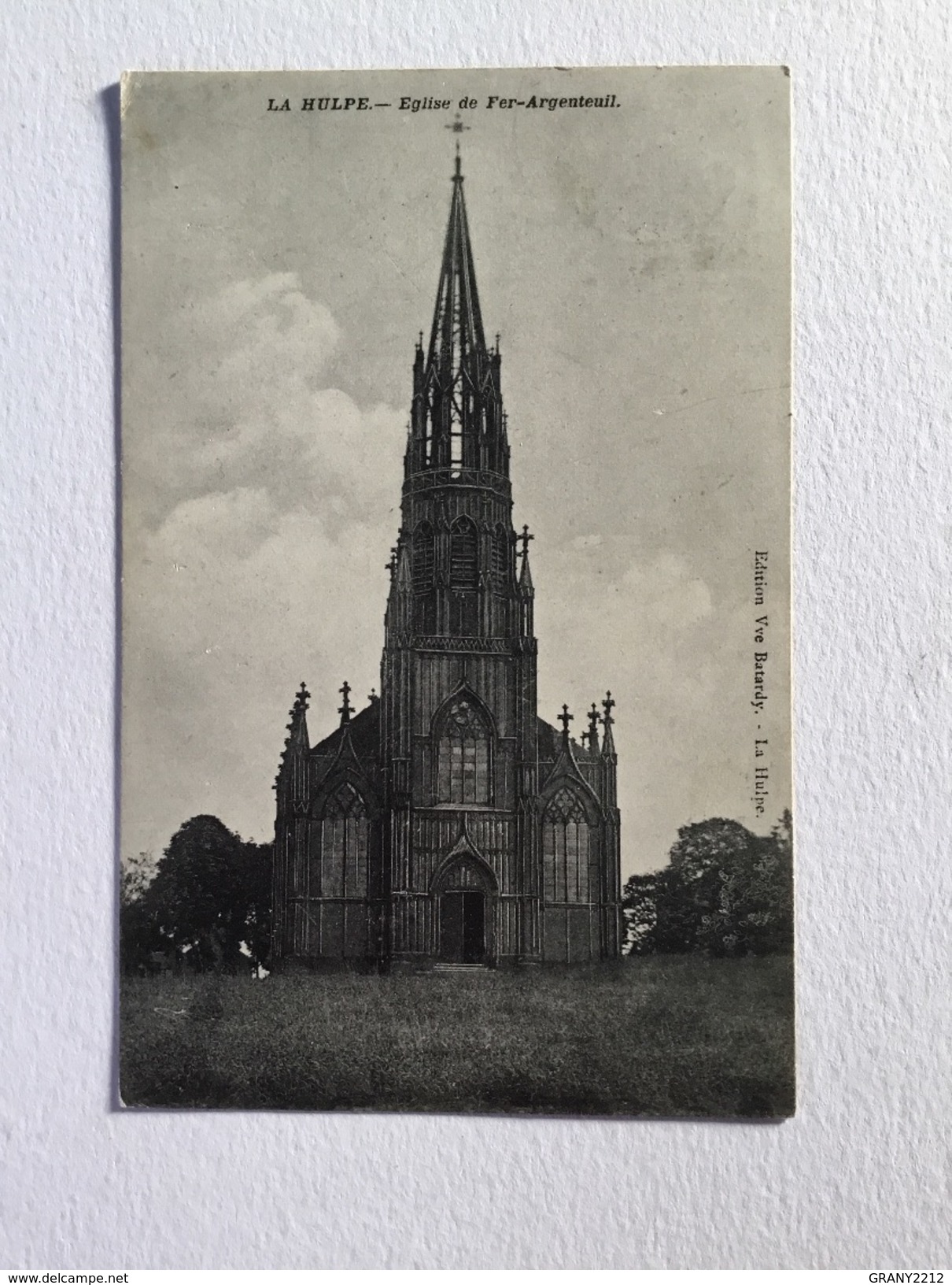 LA HULPE « EGLISE DE FER-ARGENTEUIL « Panorama ( 1909) Édit Vve Batardy ,La Hulpe. - La Hulpe