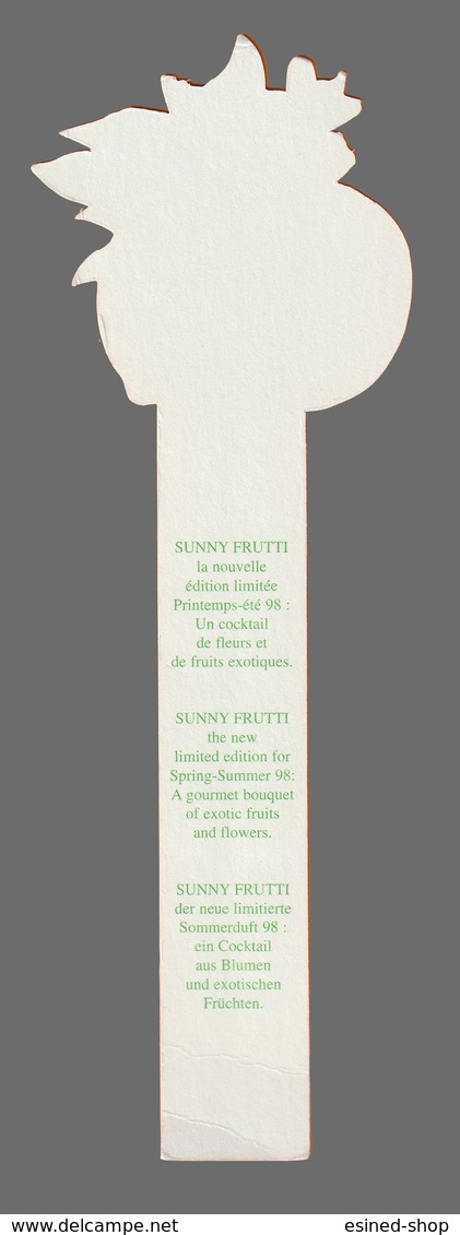 Carte Publicitaire - Advertising Card  -  Sunny Fruitti  D'Escada Recto Verso - Modern (from 1961)