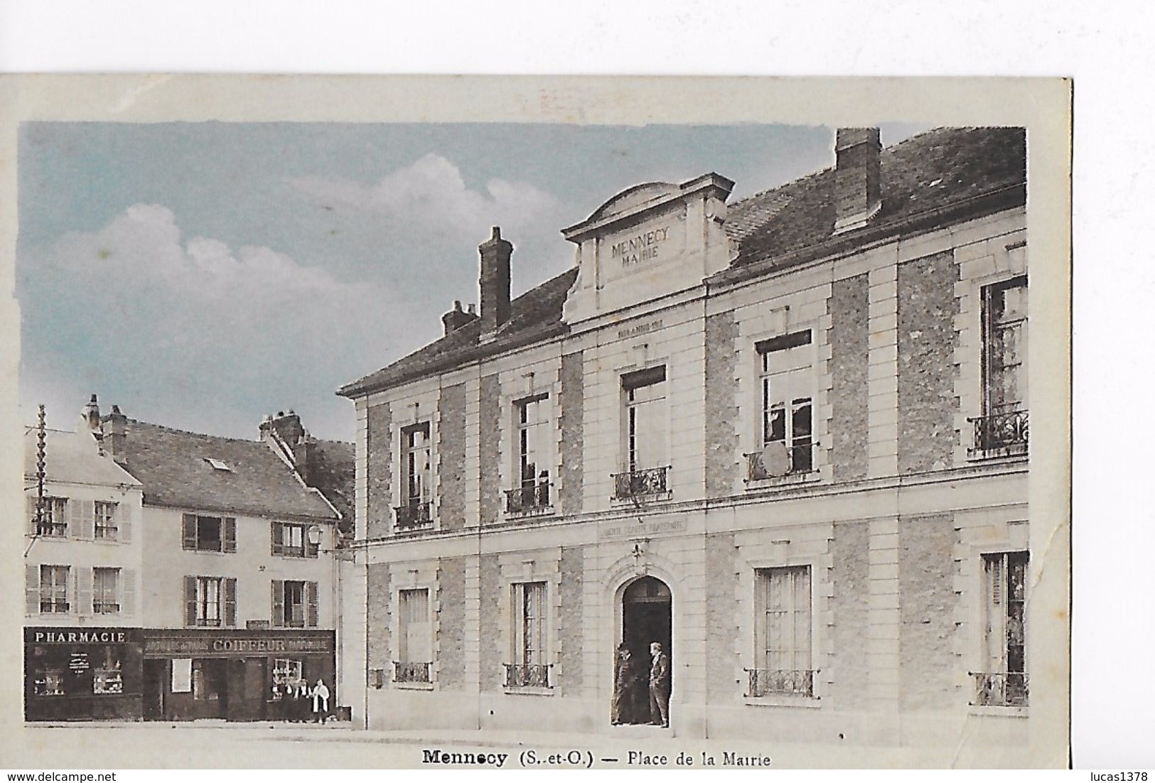 91 / MENNECY / PLACE DE LA MAIRIE / CARTE RARE - Mennecy