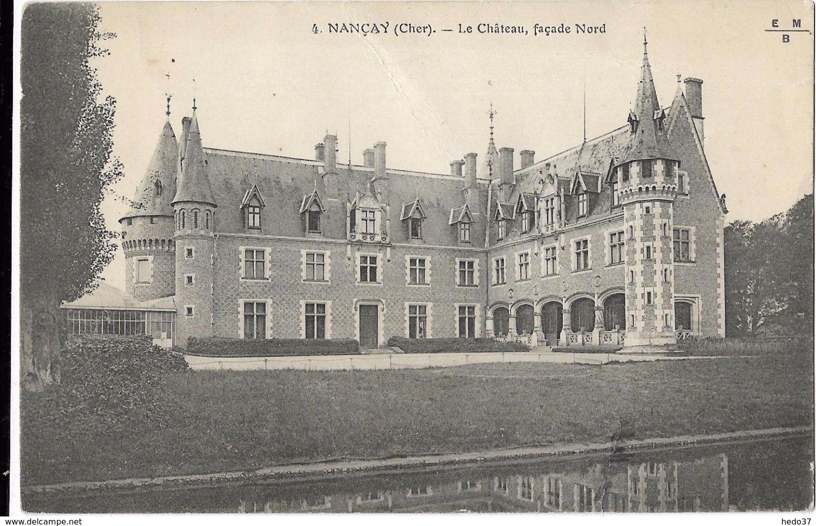 Nançay - Le Château, Façade Nord - Nançay