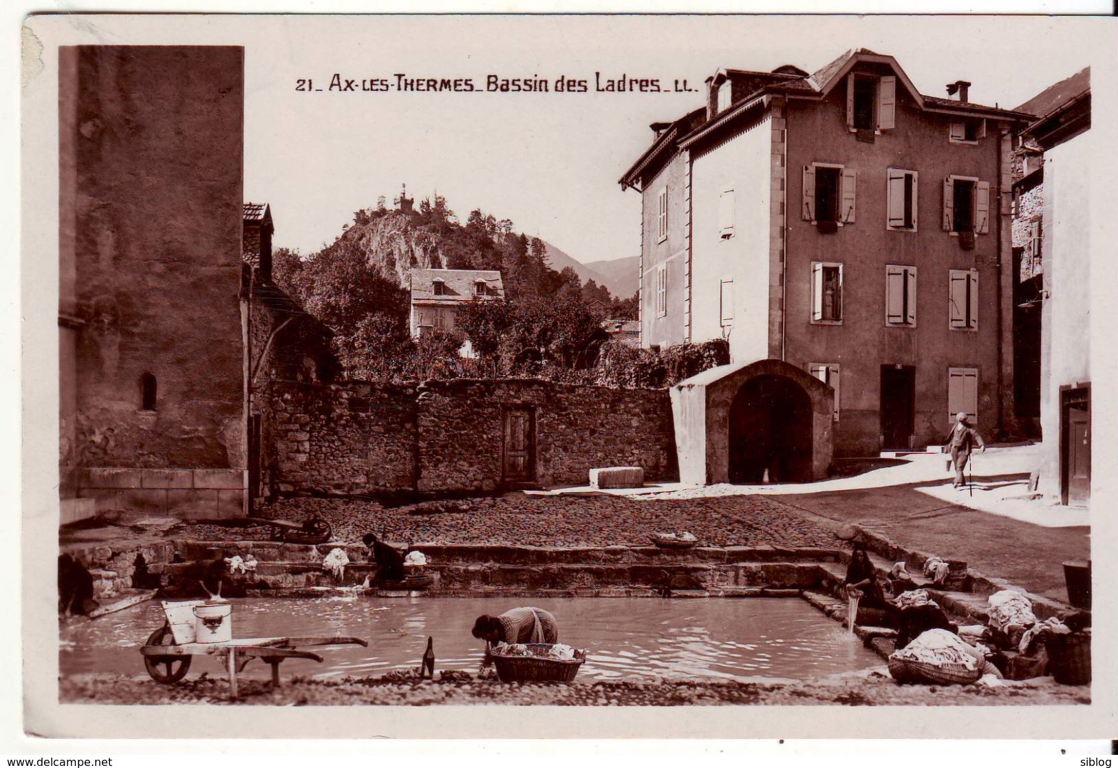 CPSM - AX LES THERMES - Bassin Des Ladres - LL - Ax Les Thermes