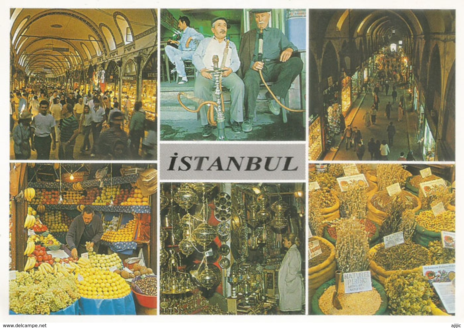 Grand Bazaar, Istanbul.(largest And Oldest Covered Markets In The World), Postcard Addressed To ANDORRA - Turquie