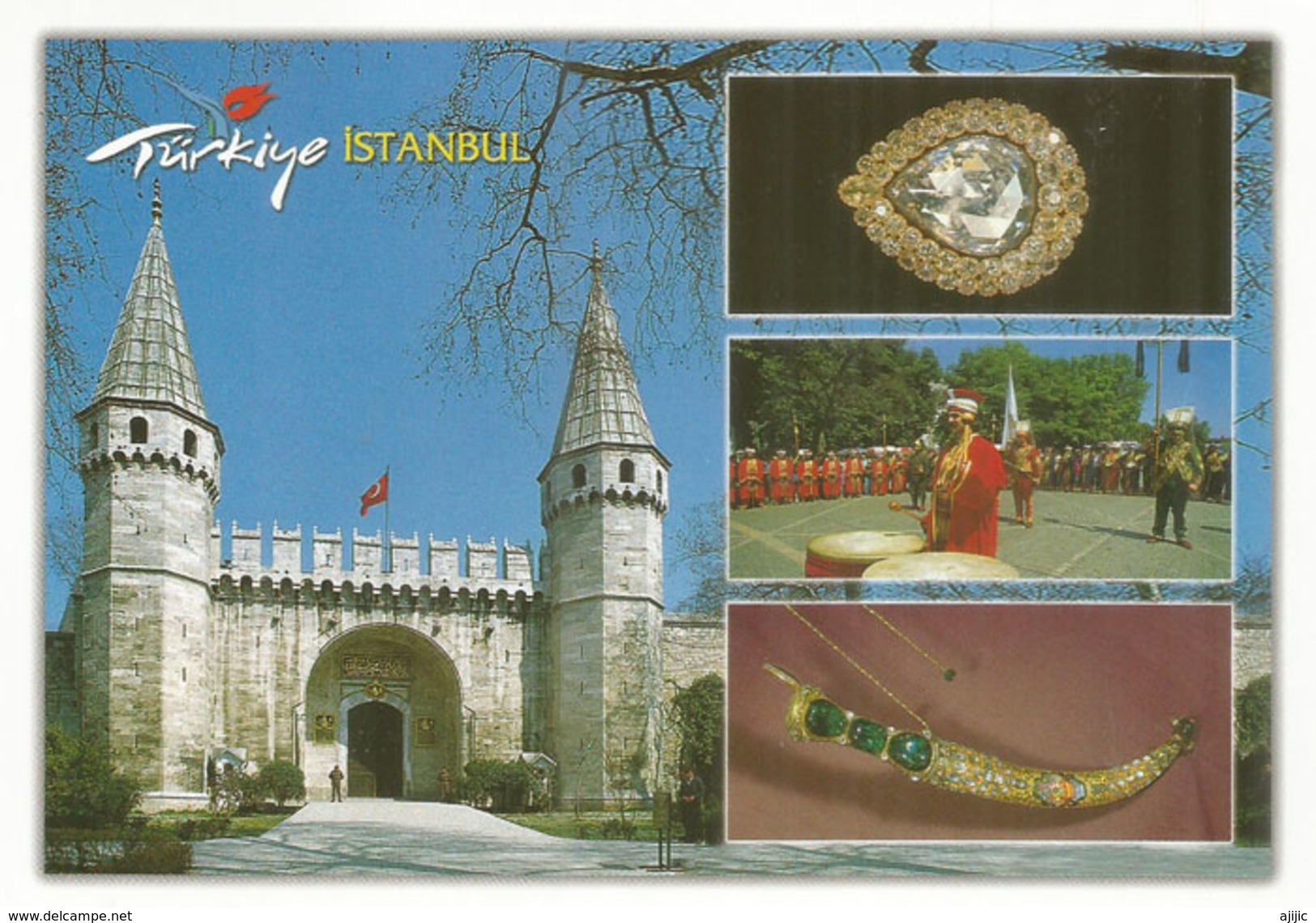 The Gate Of Salutation,Topkapı Palace.Istanbul,  Spoonmaker's Diamond,Kaşıkçı Elması) 86 Carats, Postcard - Turquie