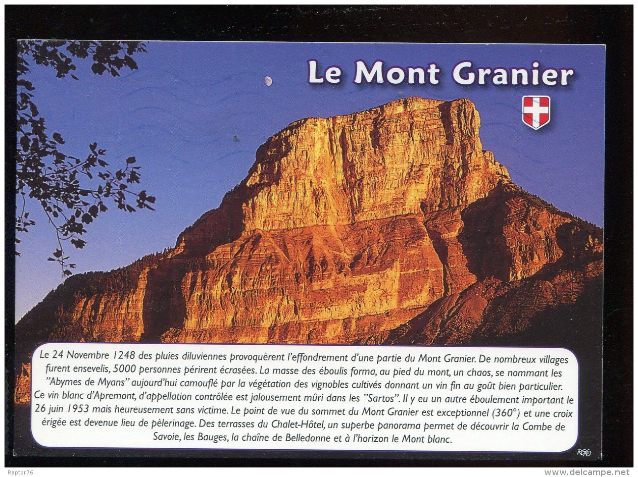 CPM 38 LE MONT GRANIER + Historique - Autres & Non Classés