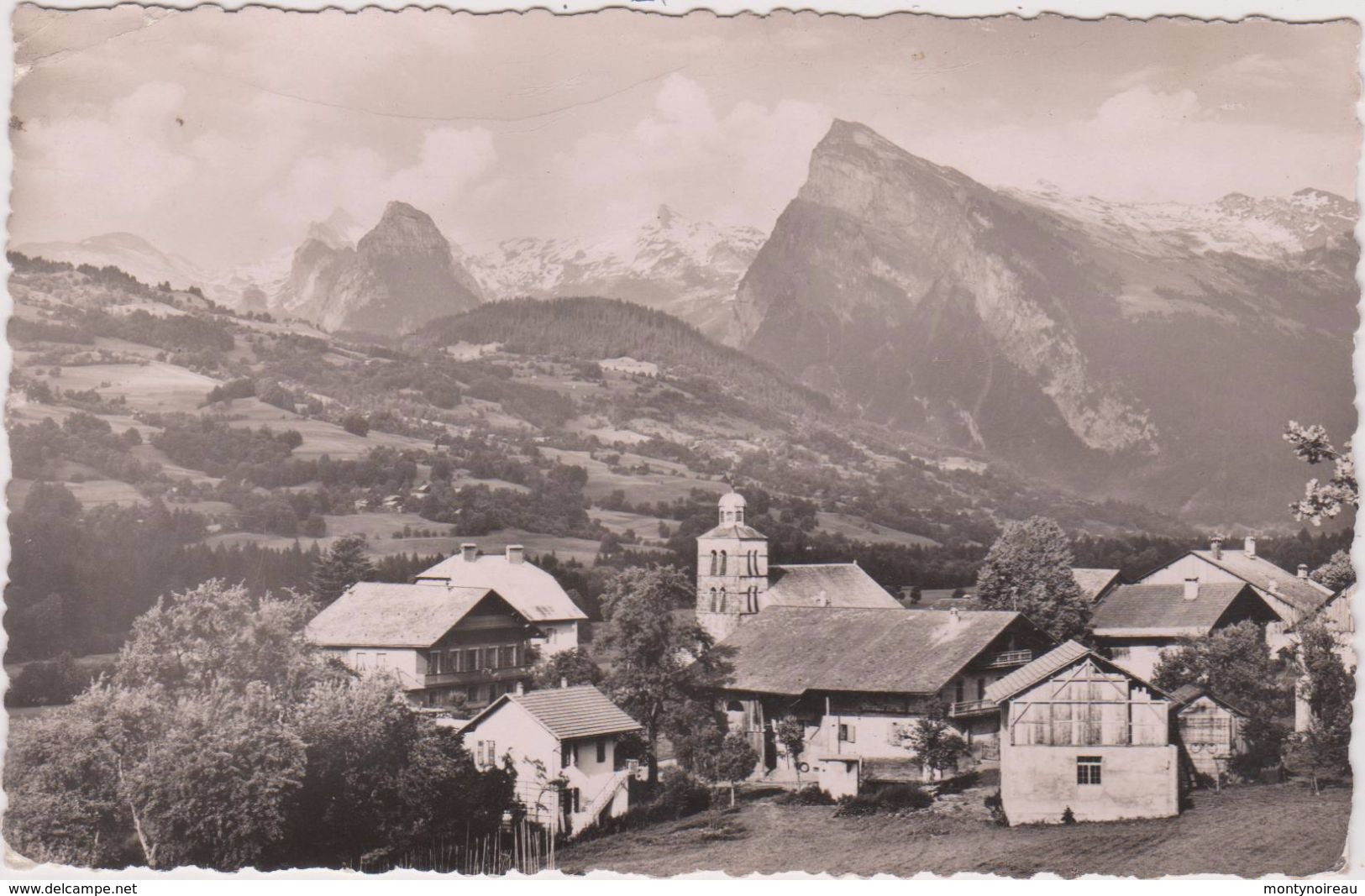 Haute  Savoie :  MORILLON  : Vue    1955 - Autres & Non Classés