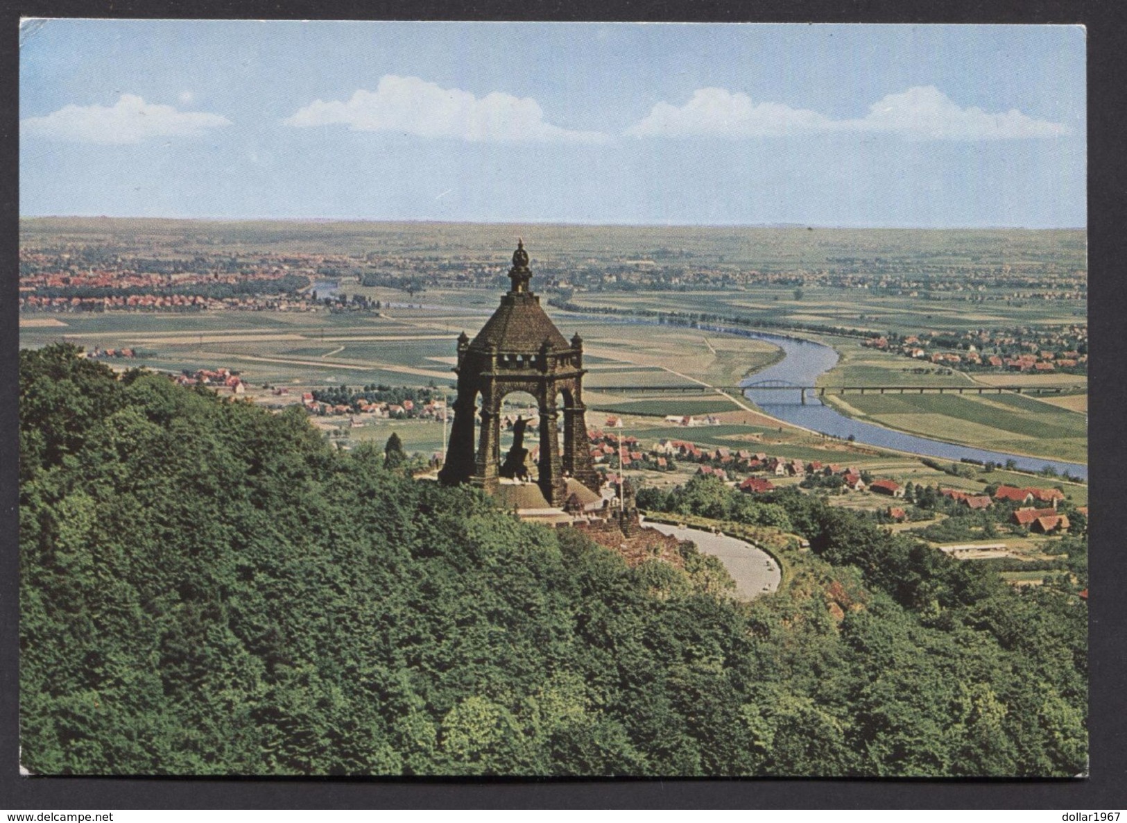 Kaiser Wilhelm Denkmal (Porta Westfalica) Kreis Minden-Lübbecke. - See The 2  Scans For Condition. ( Originalscan !!! ) - Luebbecke