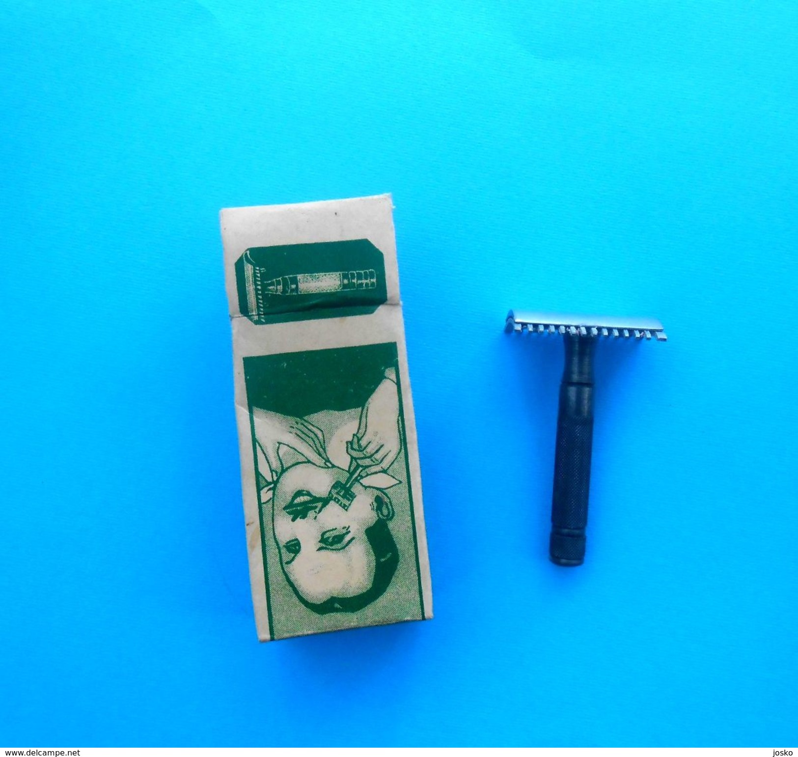 VINTAGE SAFETY RAZOR With BOX ( 1950's )* NOT USED * Ancien Rasoir Rasoio Di Sicurezza Nassrasierer Rasor Shaving Rasage - Lames De Rasoir