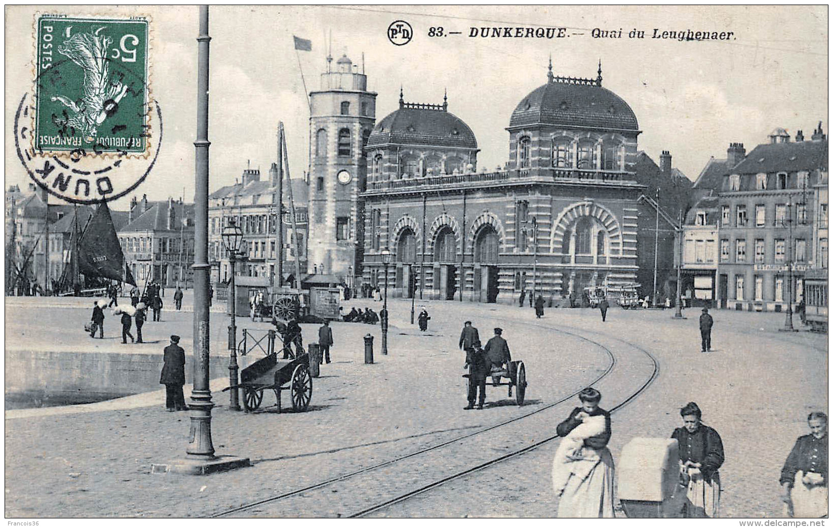 (59) Dunkerque - Quai Du Leughenaer 1910 - Dunkerque