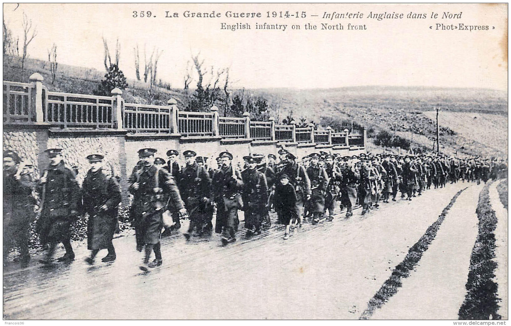 (59) La Grande Guerre 1914 15 - Infanterie Anglaise Dans Le Nord - Militaire Militaria Soldats Armée - Témoignage - Autres & Non Classés