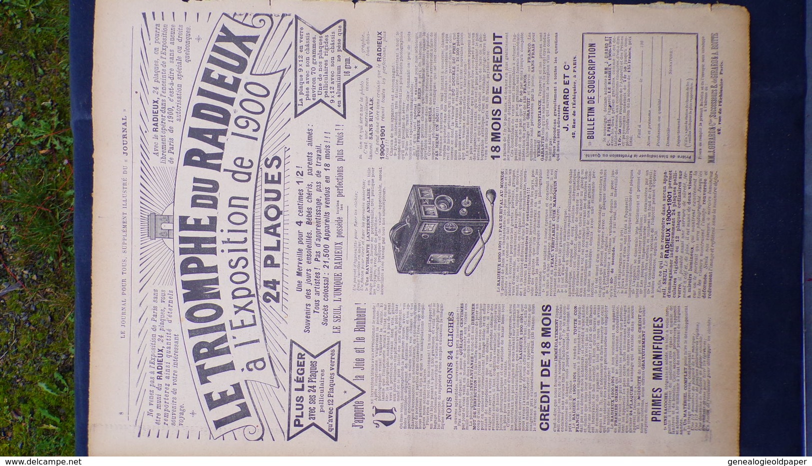 75- PARIS-REVUE LE JOURNAL-10 MAI 1900-ILLUSTRATEUR F. BAC-SOIREE CONTRAT FIANCAILLES- FIANCEE-SANDY HOOK-HUARD-ALB JACK - 1900 - 1949