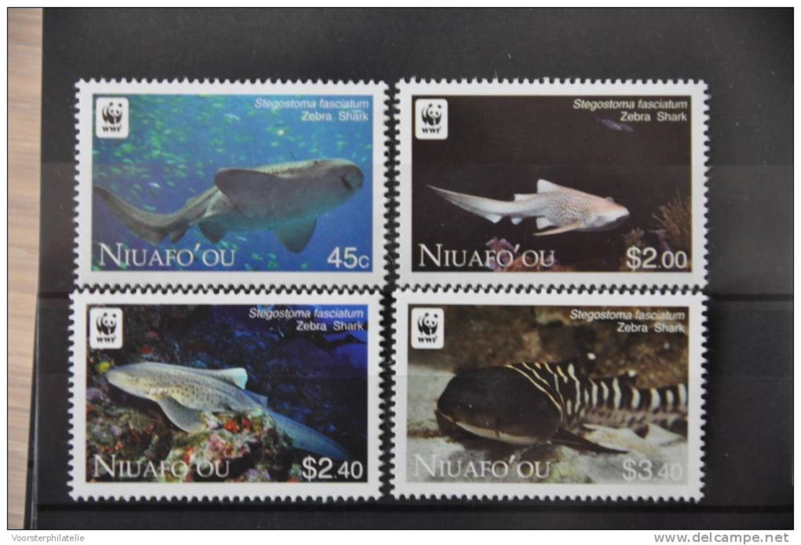 G 161 ++ NIUAFO OU 2012 WWF SHARKS HAAI ++  MNH ** - Tonga (1970-...)