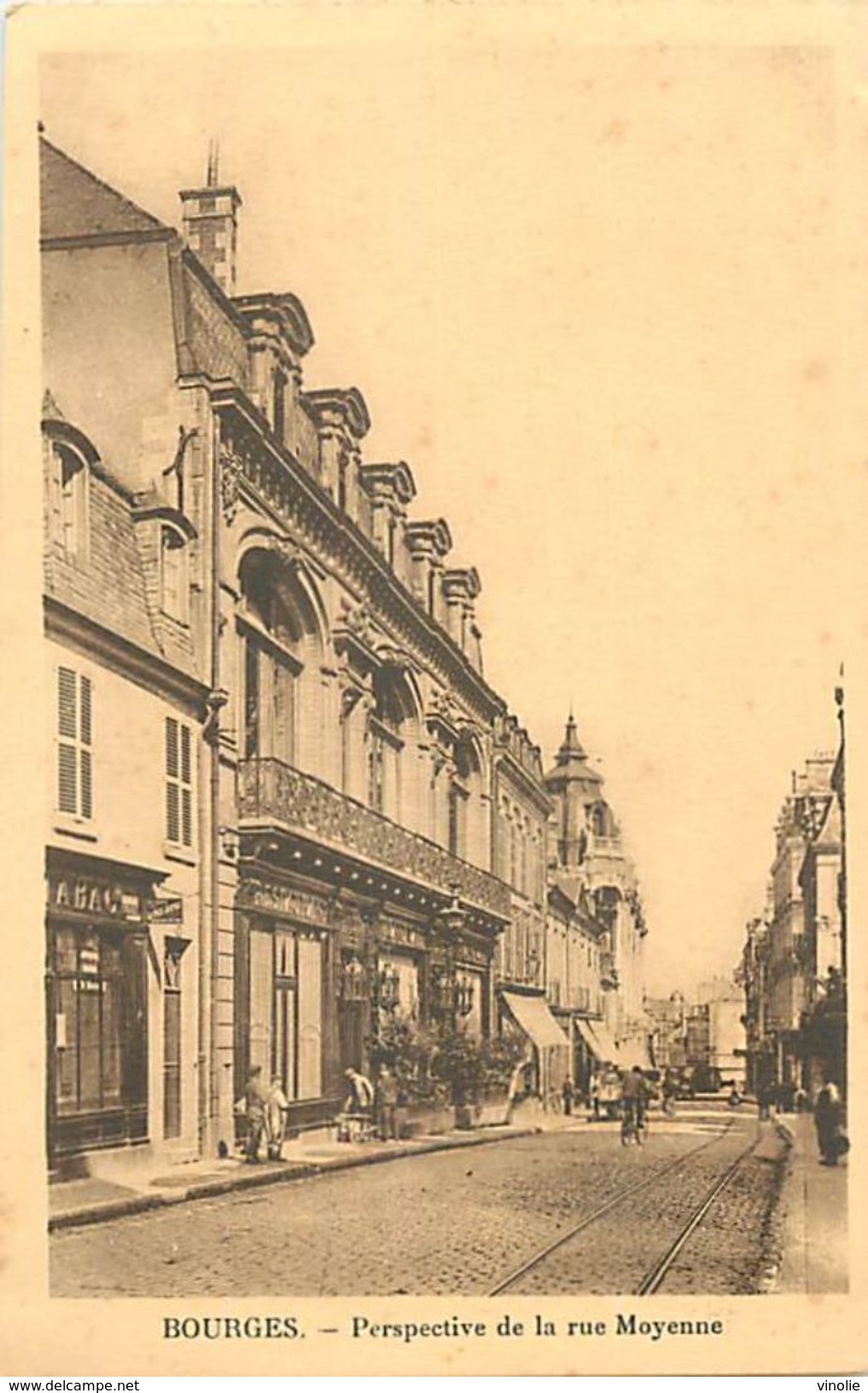 PIE 17-T-7908 : BOURGES.  RUE MOYENNE - Bourges