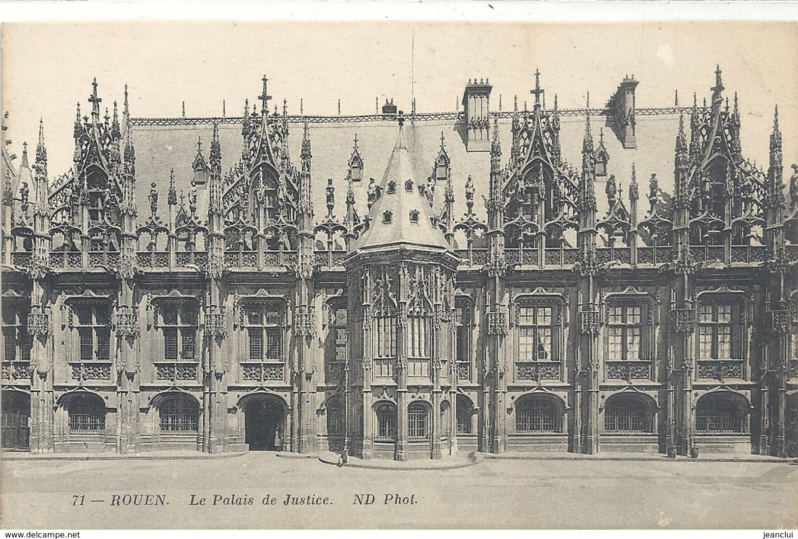 71. ROUEN . LE PALAIS DE JUSTICE . CARTE NON ECRITE - Rouen