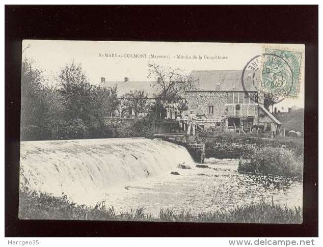 53 St Mars Sur Colmont Moulin De La Goupillouse Pas D'éditeur Animée - Autres & Non Classés