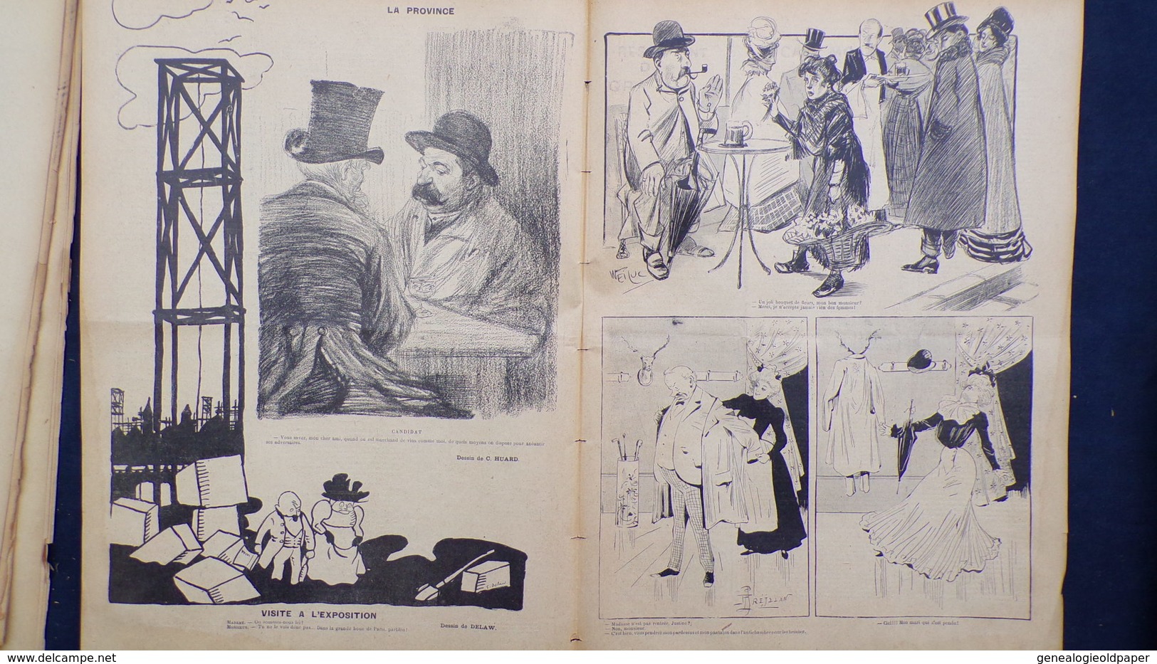 75-PARIS-REVUE LE JOURNAL-1 MARS 1900-ILLUSTRATEUR ALB. JACK- COMPLIMENTS ENTRE FEMMES- MODE-HUARD MARCHAND DE VINS- - 1900 - 1949