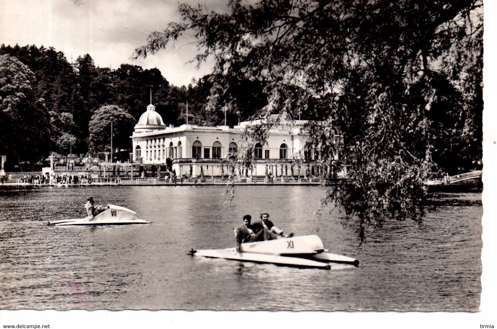 Station Thermale De Bagnoles-de-l'Orne - Casino Du Lac Et Les Pédalos -  1959 - Bagnoles De L'Orne