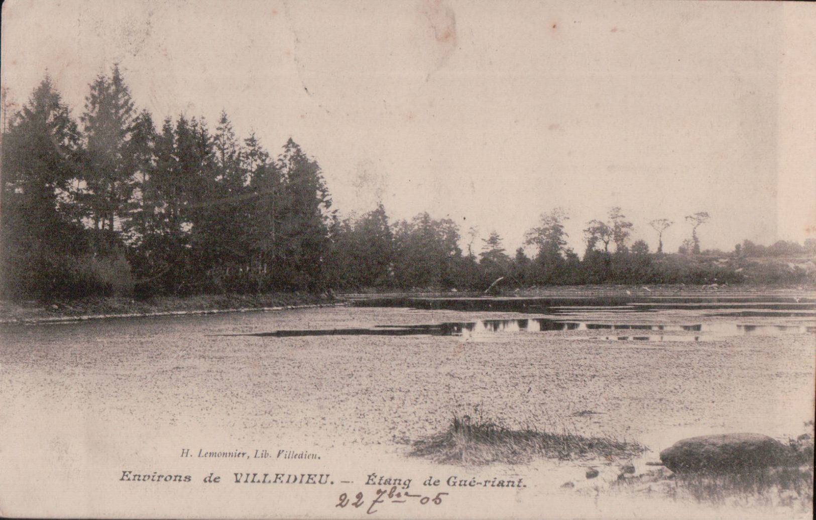 1560A  VILLEDIEU    1906   ECRITE - Villedieu