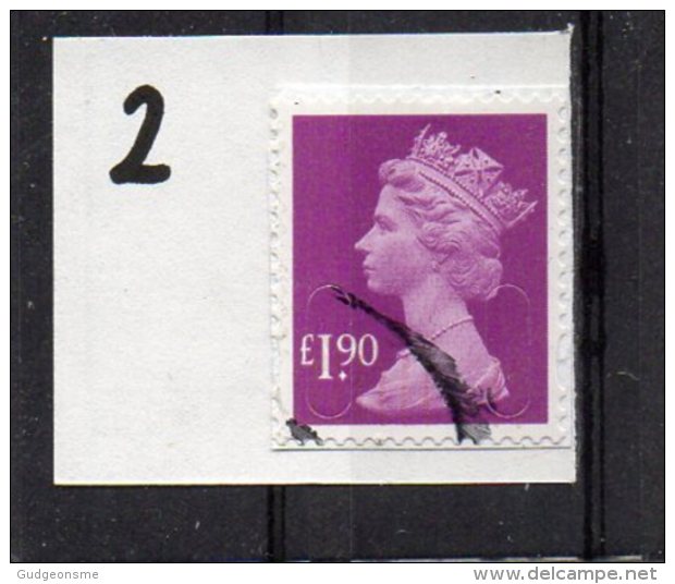 GB 2009-2017 &pound;1.90 SECURITY MACHIN Used M12L MAIL - Machins