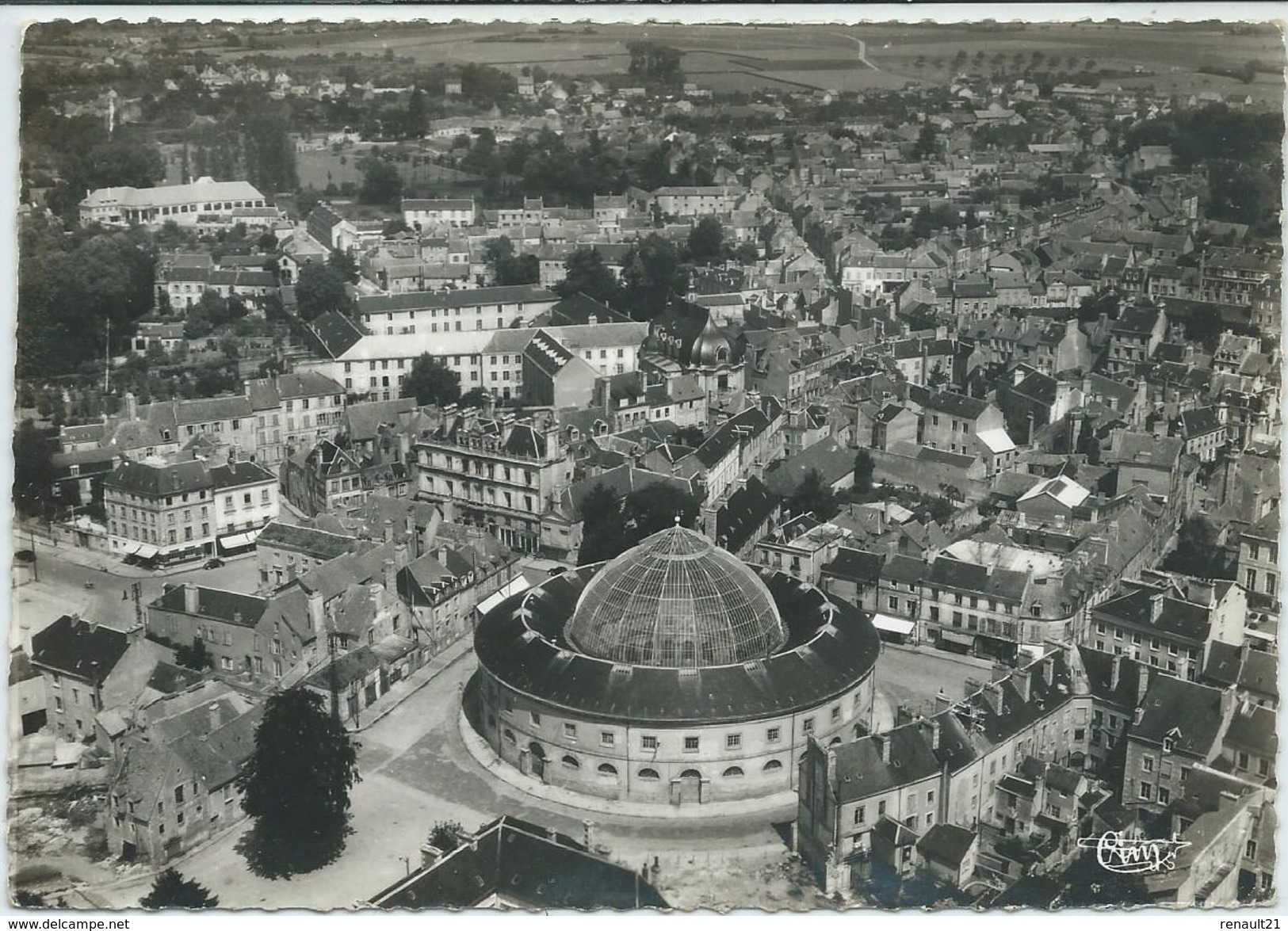 Alençon-Vue Aérienne-La Halle Au Blé (CPSM) - Alencon