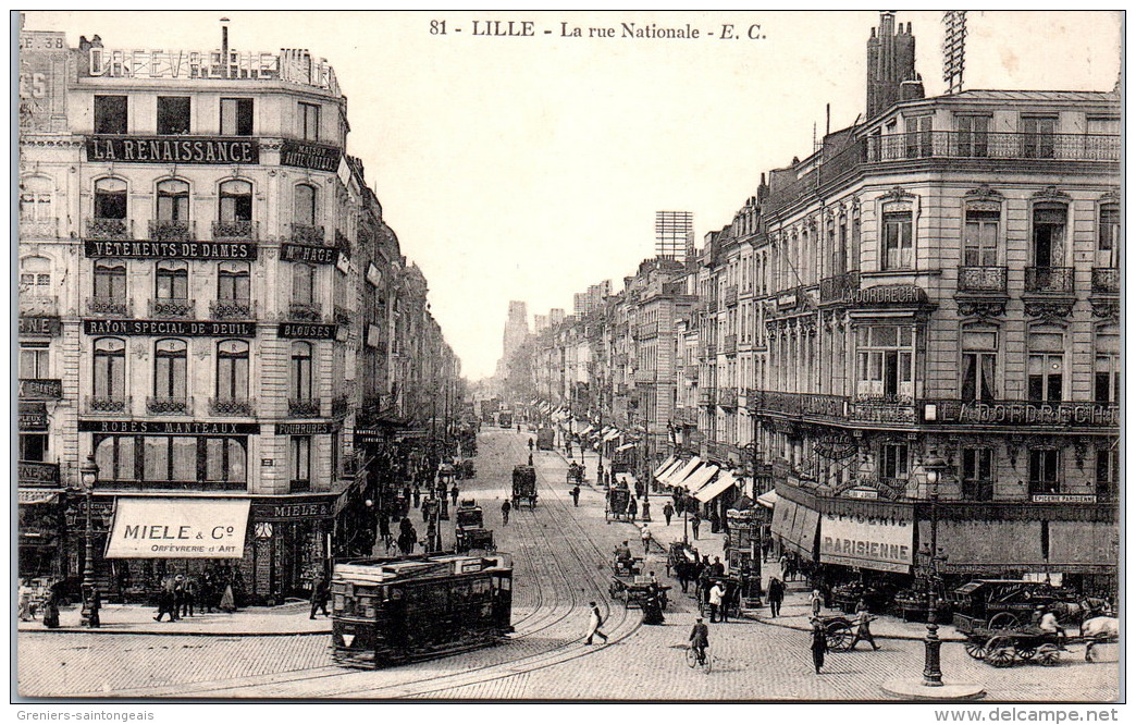 59 LILLE - La Rue Nationale - Lille