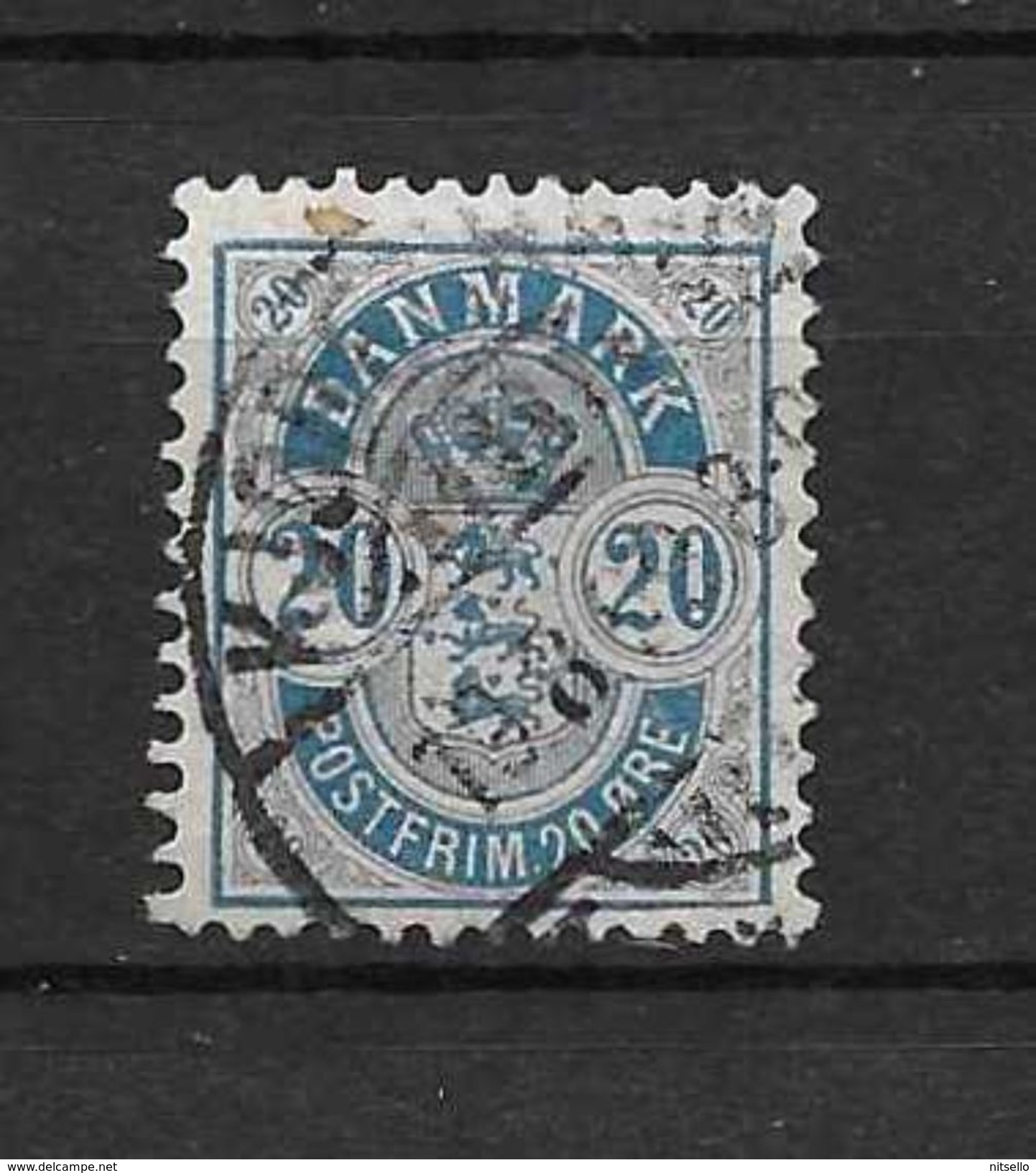 LOTE 1401  ///   DINAMARCA  1875   YVERT Nº: 37     ¡¡¡¡¡ LIQUIDATION !!!!!!!! - Used Stamps