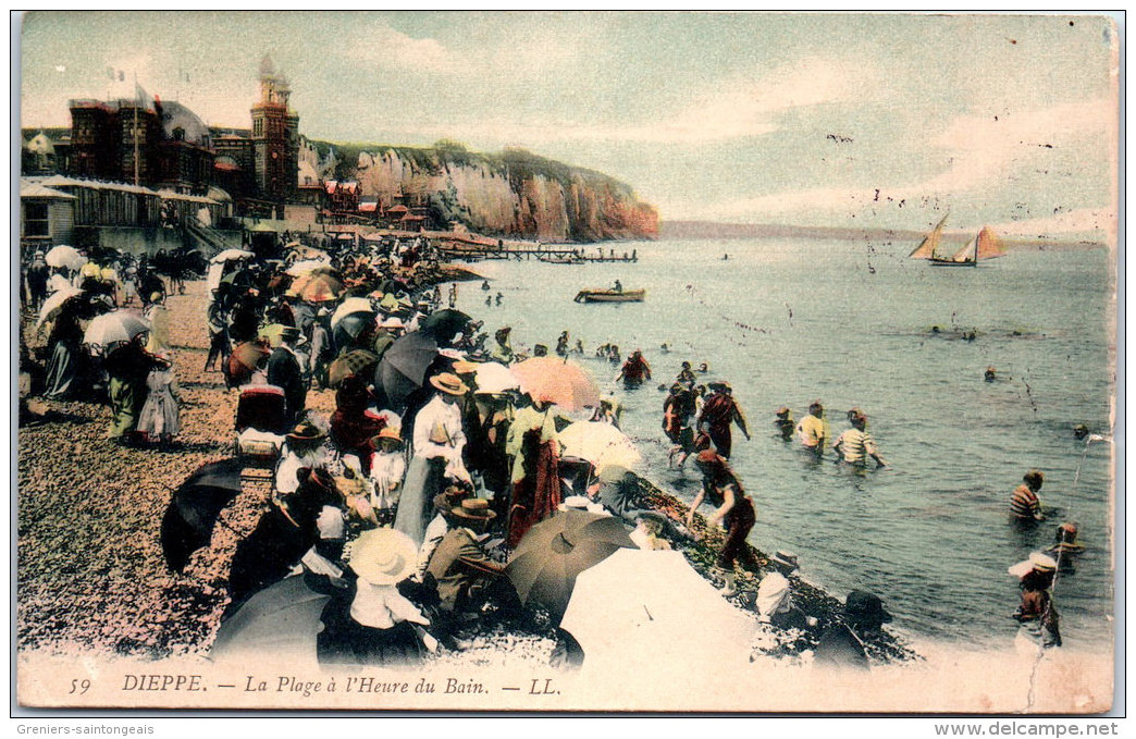 76 DIEPPE - La Plage à L'heure Du Bain - Dieppe