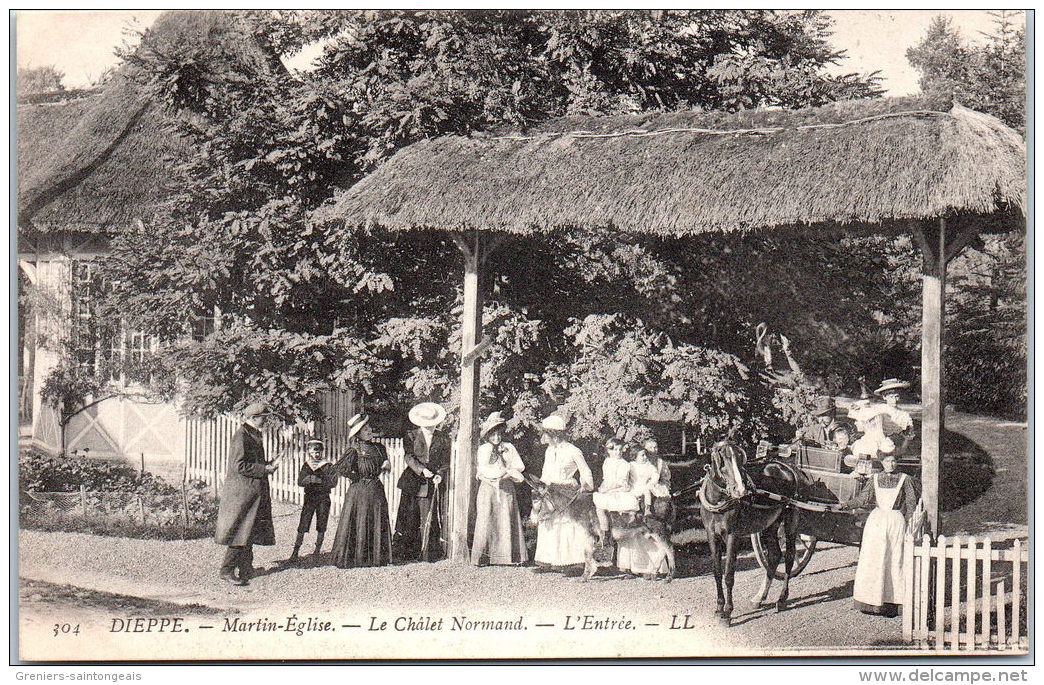 76 MARTIN EGLISE - Le Chalet Normand, L'entrée - Autres & Non Classés