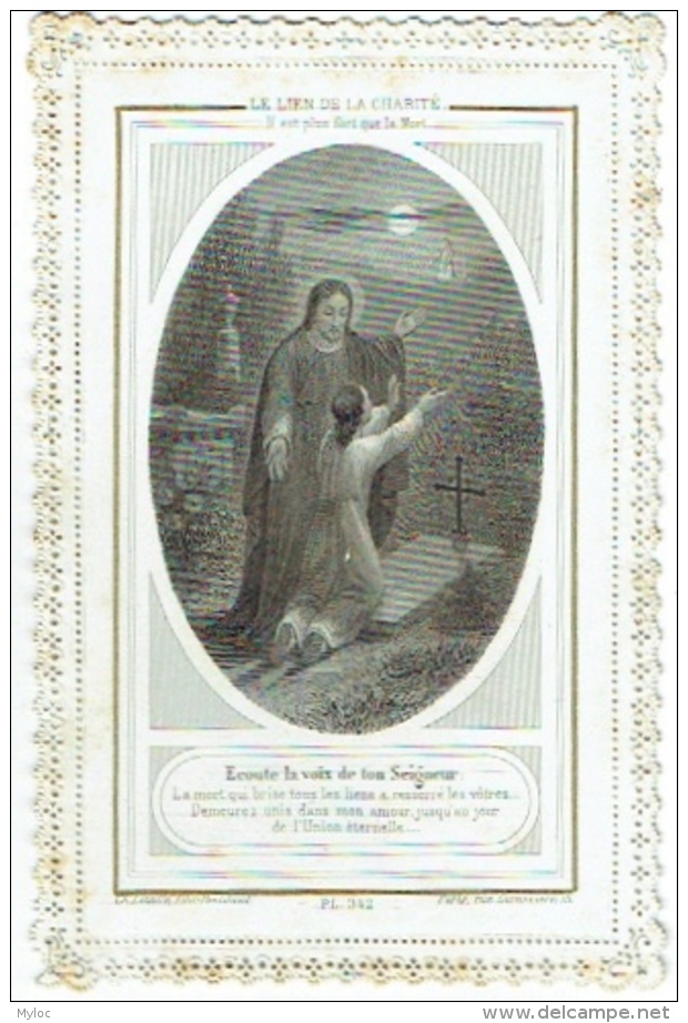 Image Religieuse. Canivet. Ch.Letaille, Paris. 1872 - Devotieprenten