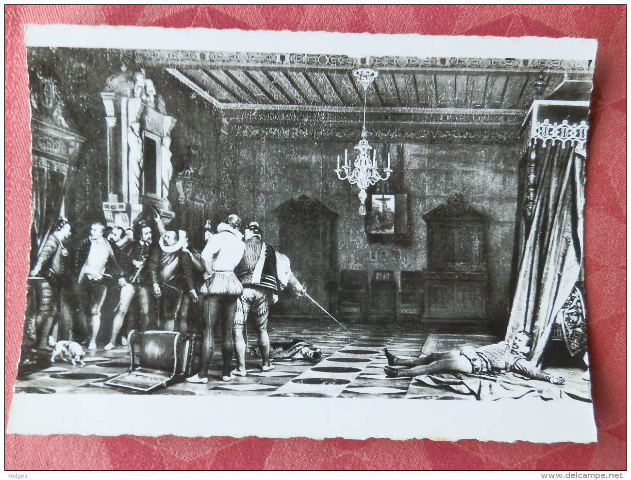 Dep 41 , Cpsm  BLOIS , 366 ,  Le Chateau , Le Musée , Assassinat Du Duc De Guise D'après Le Tableau De C.Comte  (049) - Blois