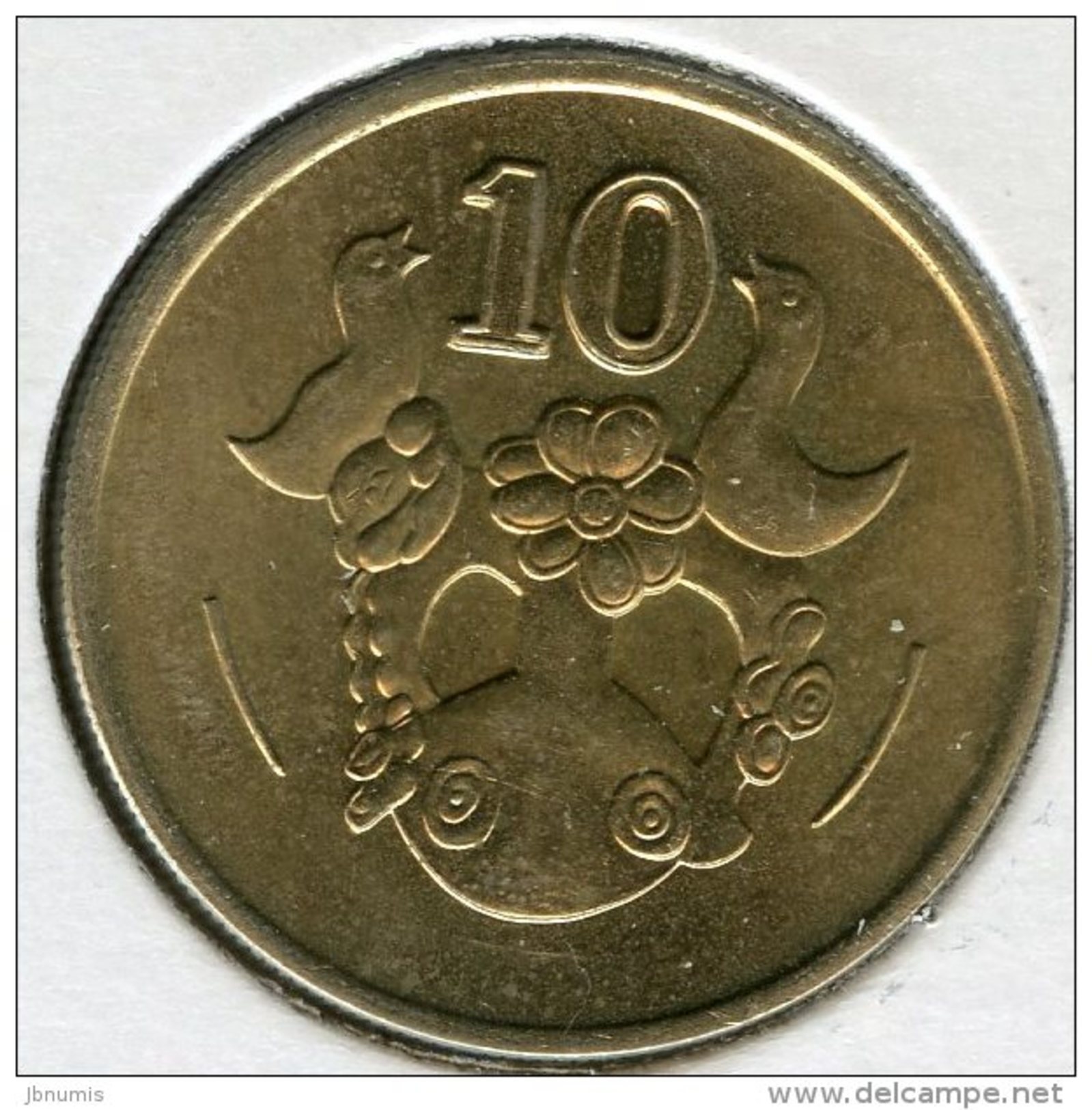 Chypre Cyprus 10 Cents 1992 KM 56.3 - Chypre