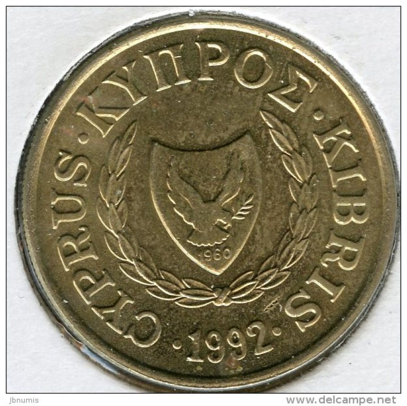 Chypre Cyprus 10 Cents 1992 KM 56.3 - Cyprus