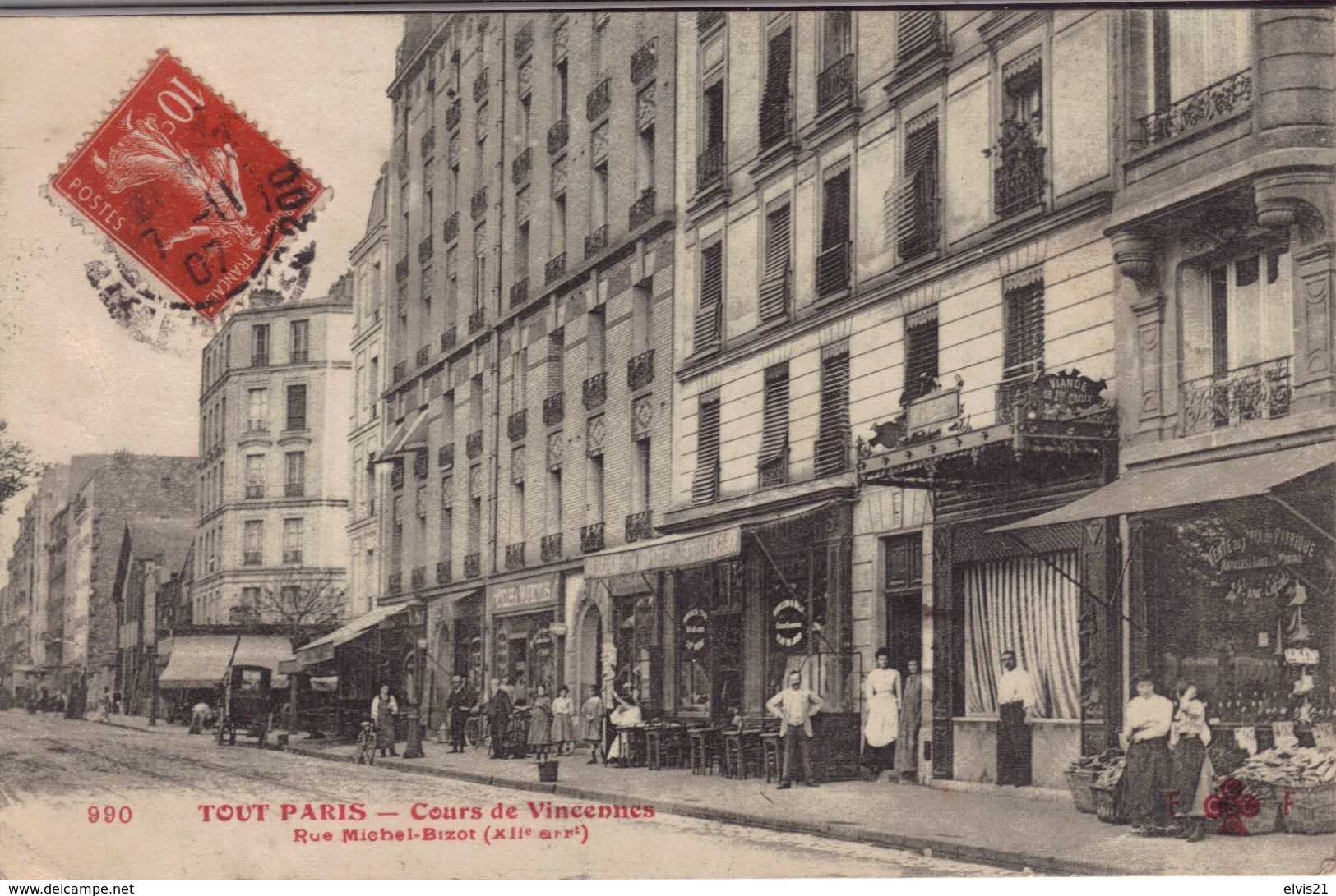 TOUT PARIS 12 ème Cours De Vincennes.Rue Michel Bizot - Distrito: 12