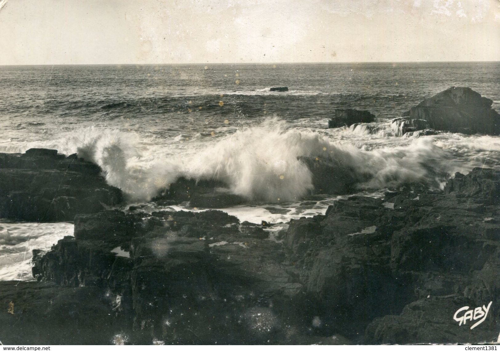 Plougrescant Effet De Vagues à Pors Hir Circulee En 1962 - Plougrescant