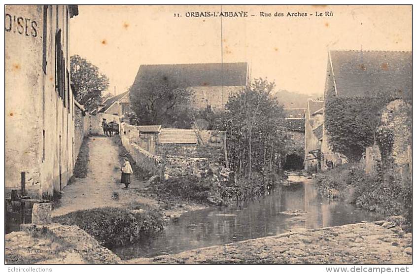 Orbais L"Abbaye      51        Rue  Des Arches.  Le Rû    (voir Scan) - Sonstige & Ohne Zuordnung